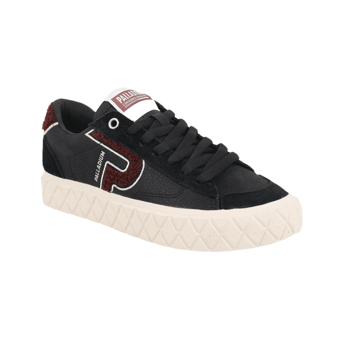 Palladium Ace Lo Mix Lth - Black - View 2