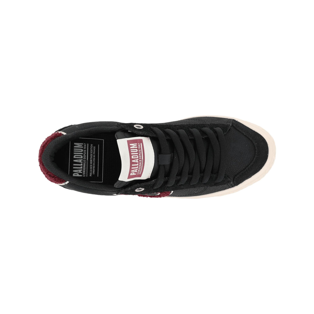 Palladium Ace Lo Mix Lth - Black - View 6