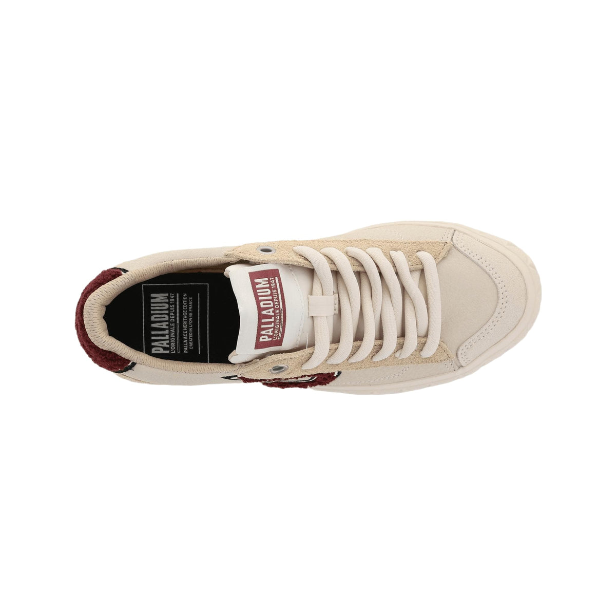 Palladium Ace Lo Mix Lth - Grey/Sand - View 7