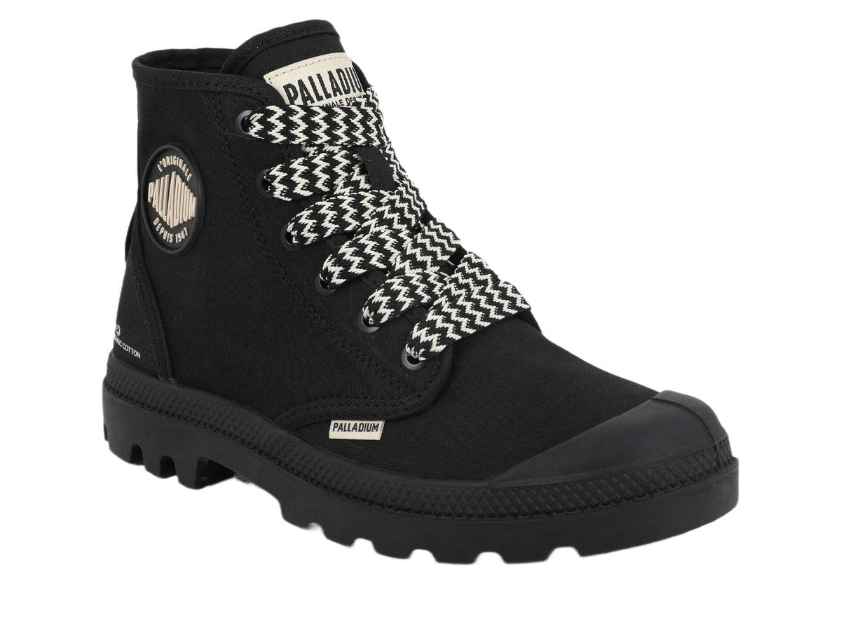 Palladium Pampa Hi Htg Lace - Black - View 2