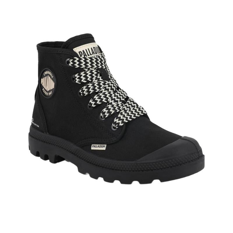 Palladium Pampa Hi Htg Lace - Black - View 2