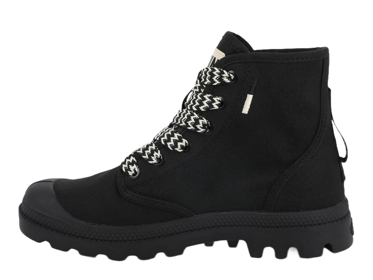 Palladium Pampa Hi Htg Lace - Black - View 5
