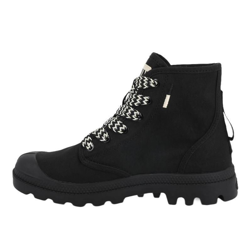 Palladium Pampa Hi Htg Lace - Black - View 5