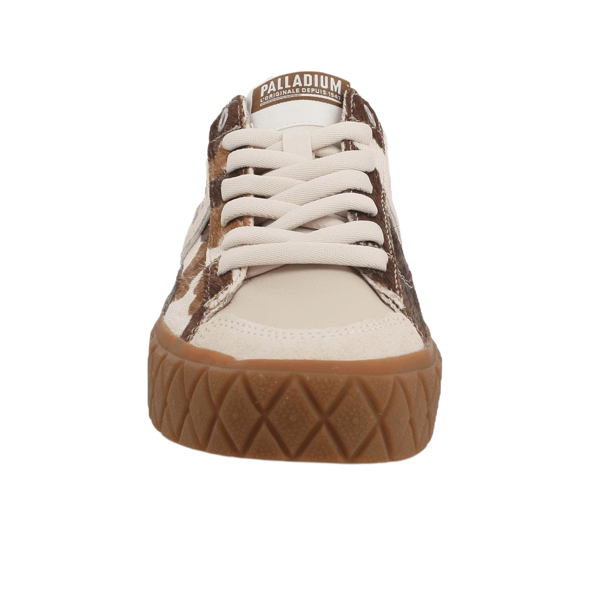 Palladium Ace Lo Mix Lth - Pony/Milk - View 3