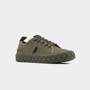Palladium Ace Kids Lo Supply - Olive Night
