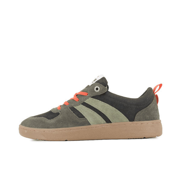 Palladium Pallacup Flame Suede - Beluga/Olive Night