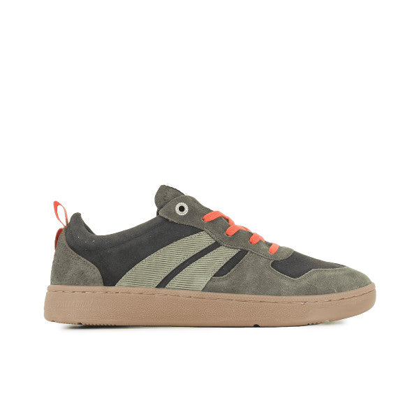 Palladium Pallacup Flame Suede - Beluga/Olive Night