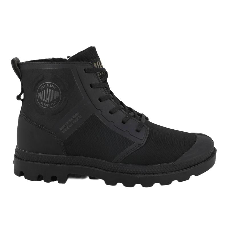 Palladium Pampa Hi Care Zip - Black
