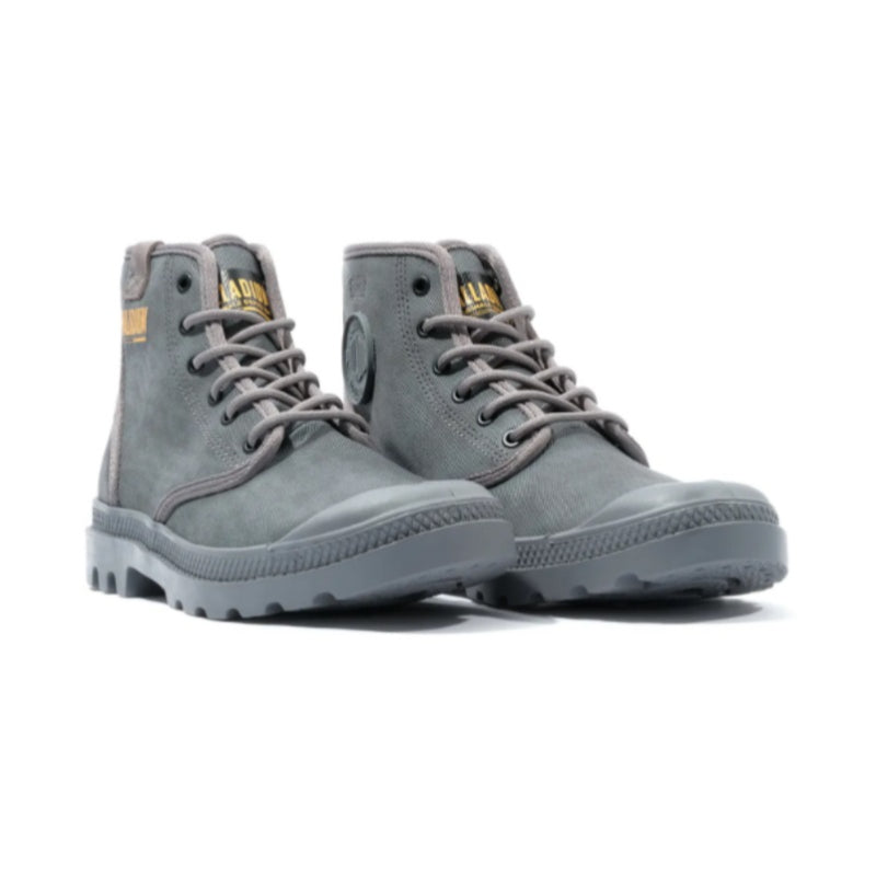 Palladium Pampa Hi Coated Mens Shoes - Dusk Grey-74375 DUG