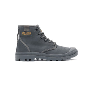 Palladium Pampa Hi Coated Mens Shoes - Dusk Grey-74375 DUG