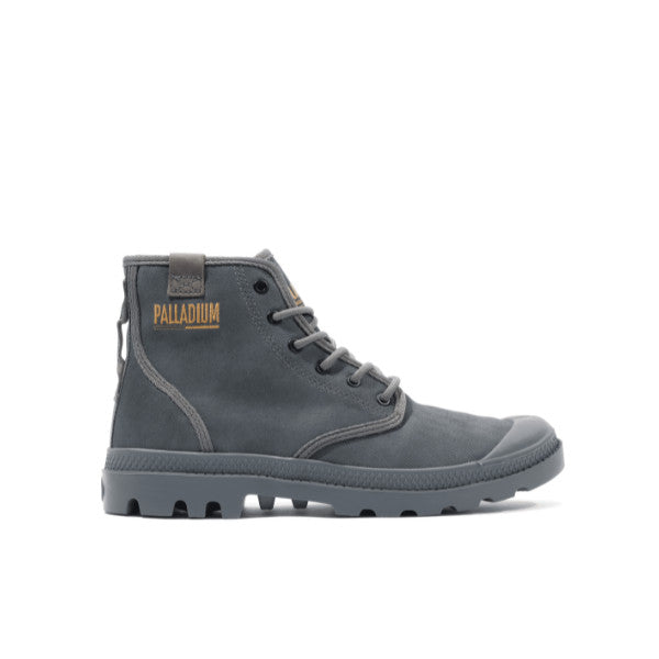 Palladium Pampa Hi Coated Shoes - French Metal
