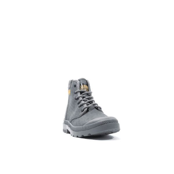 Palladium Pampa Hi Coated Shoes - French Metal