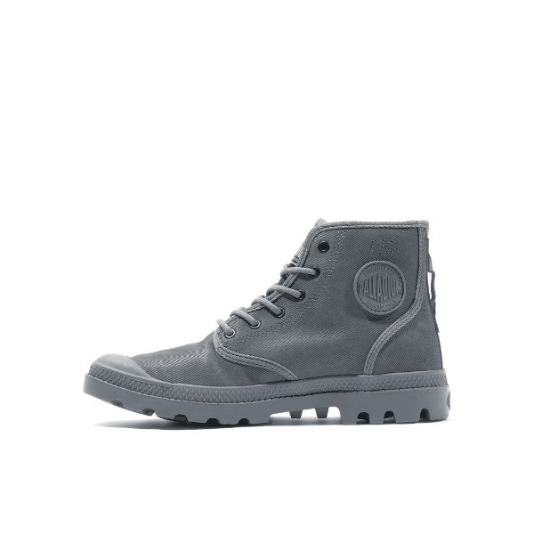 Palladium Pampa Hi Coated Shoes - French Metal