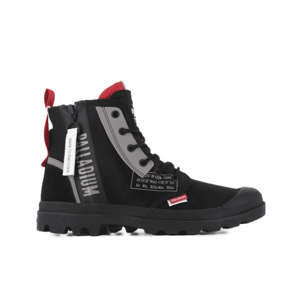 Palladium Pampa Hi Dare Zip 79515-010-m - Black