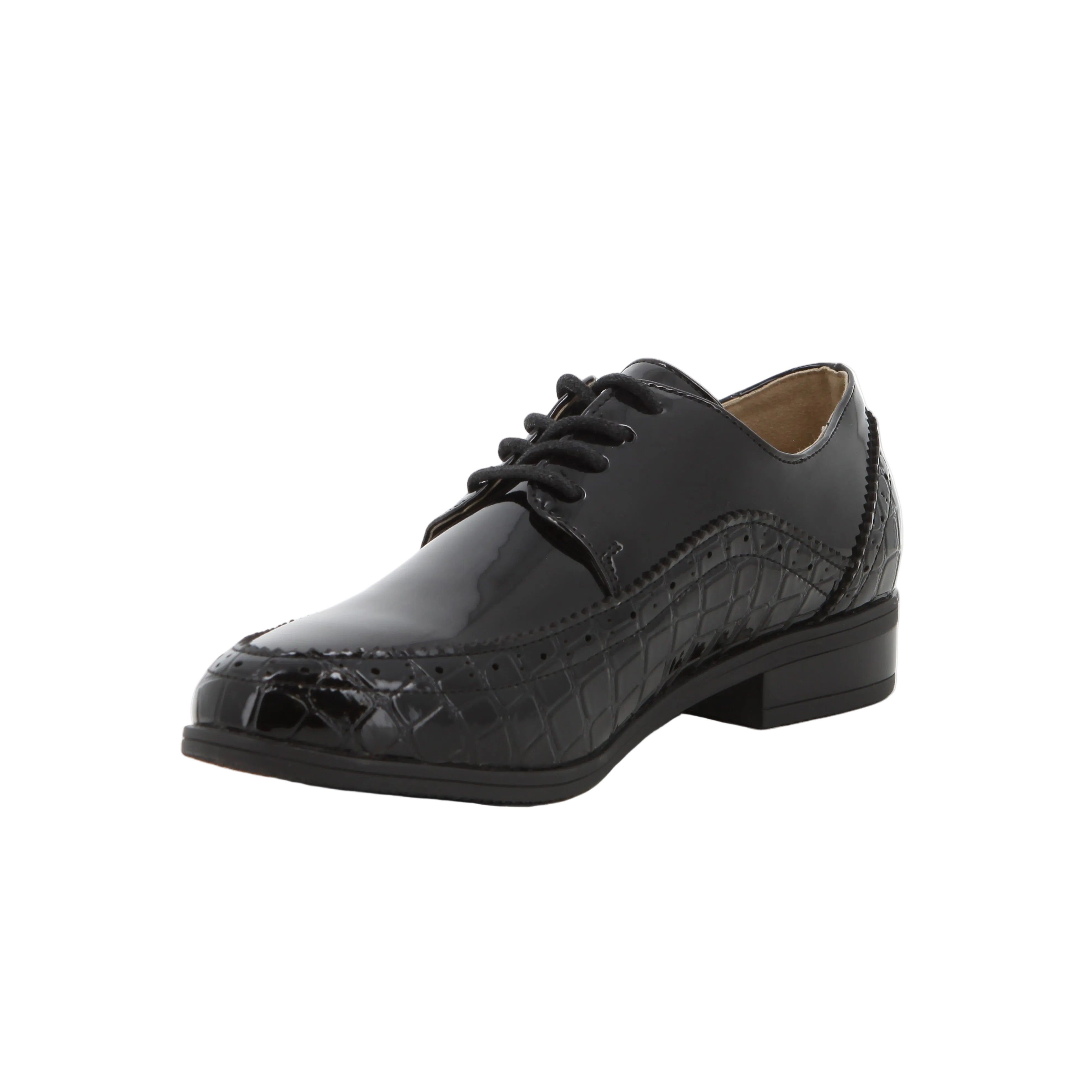 Pierre Cardin Ladies Formal Flat 01434 - Black Patent