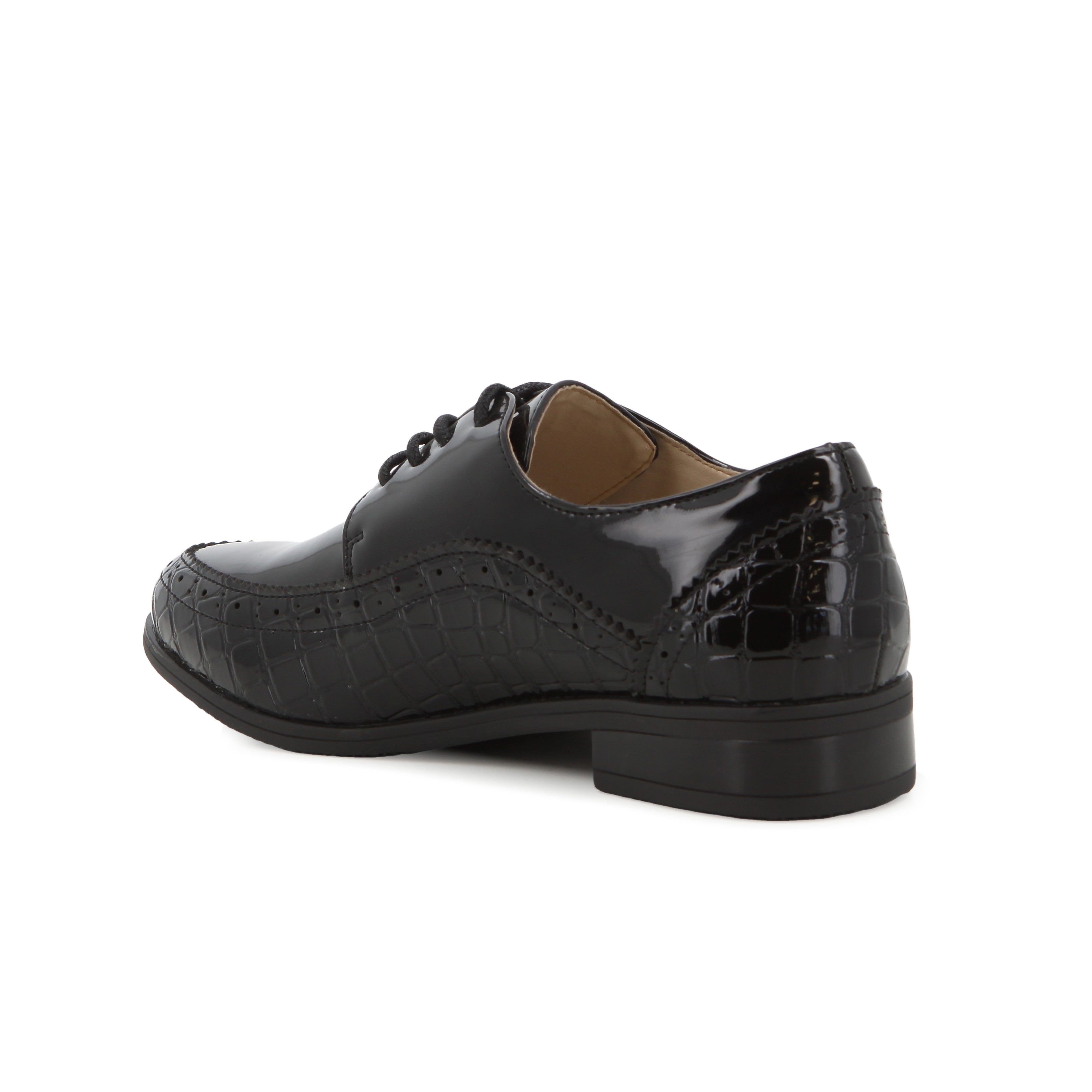 Pierre Cardin Ladies Formal Flat 01434 - Black Patent