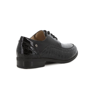 Pierre Cardin Ladies Formal Flat 01434 - Black Patent