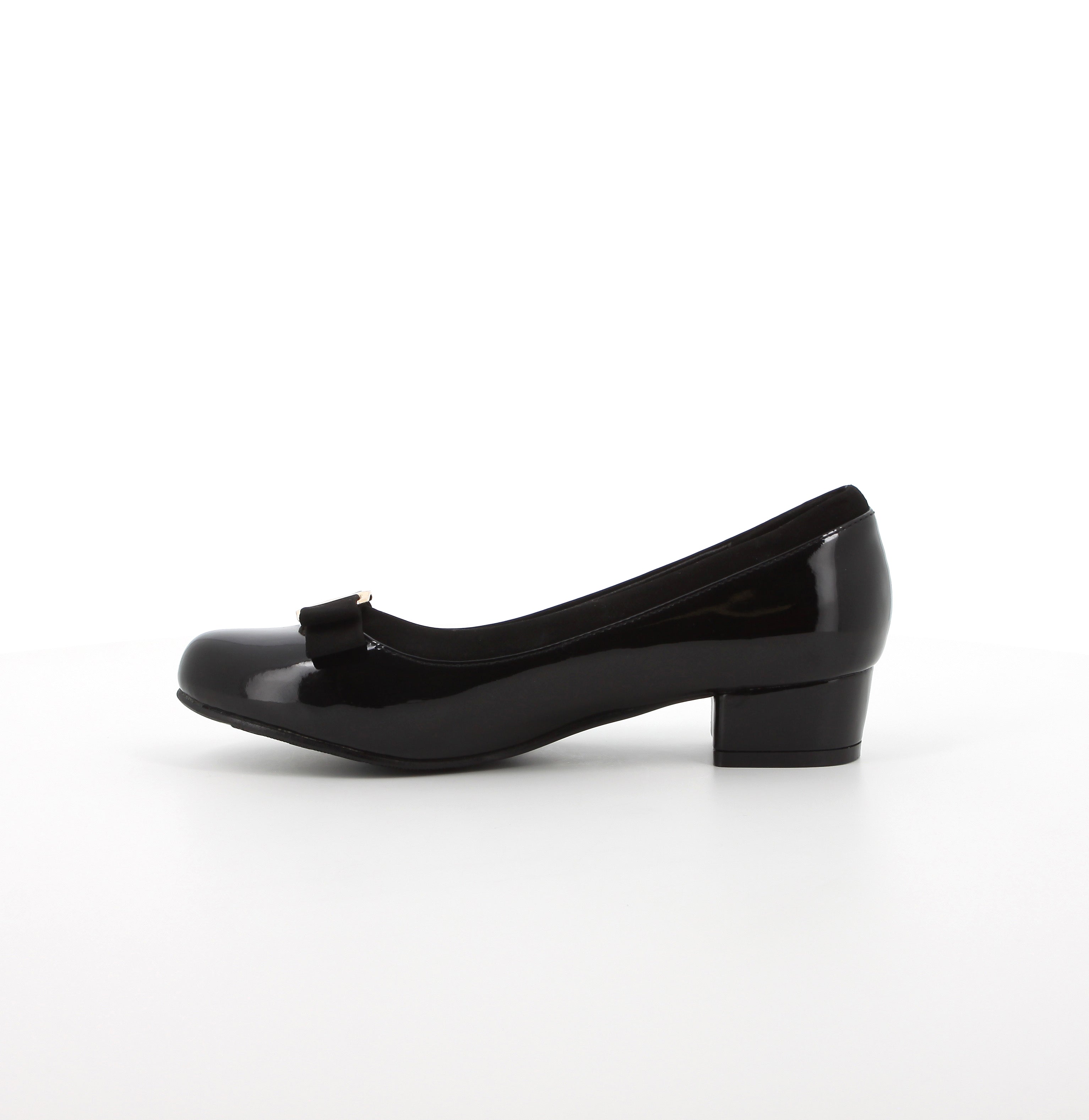 Pierre Cardin Viera Block Heel Court 099788 - Black