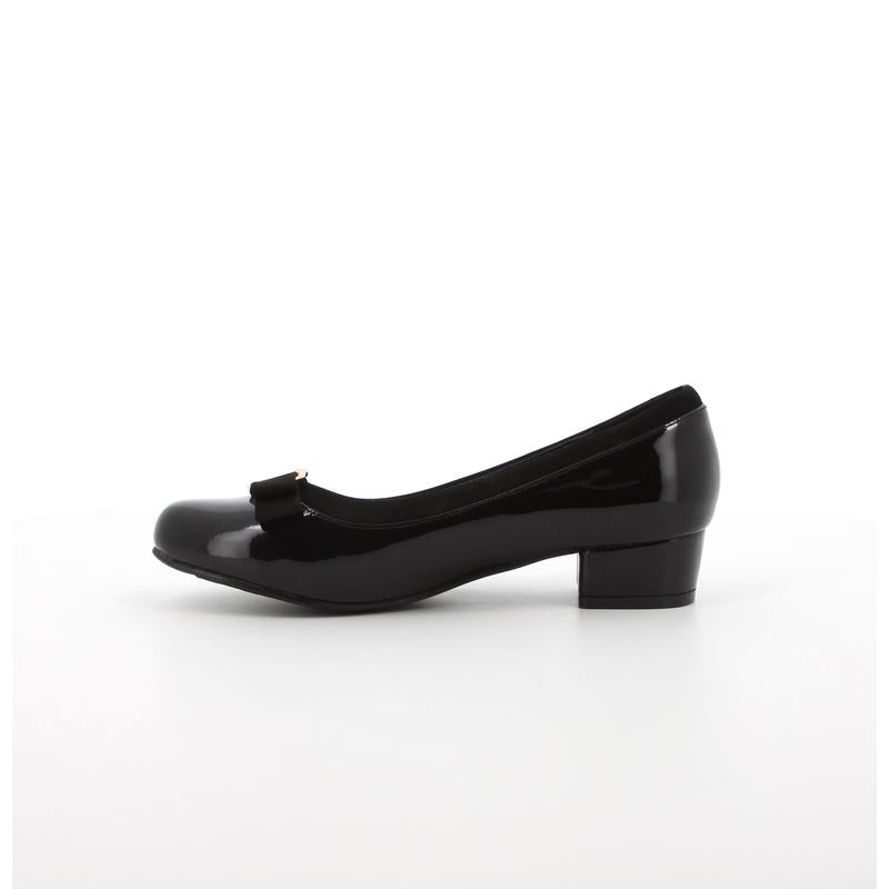 Pierre Cardin Viera Block Heel Court 099788 - Black