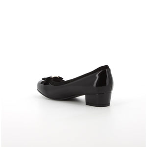 Pierre Cardin Viera Block Heel Court 099788 - Black