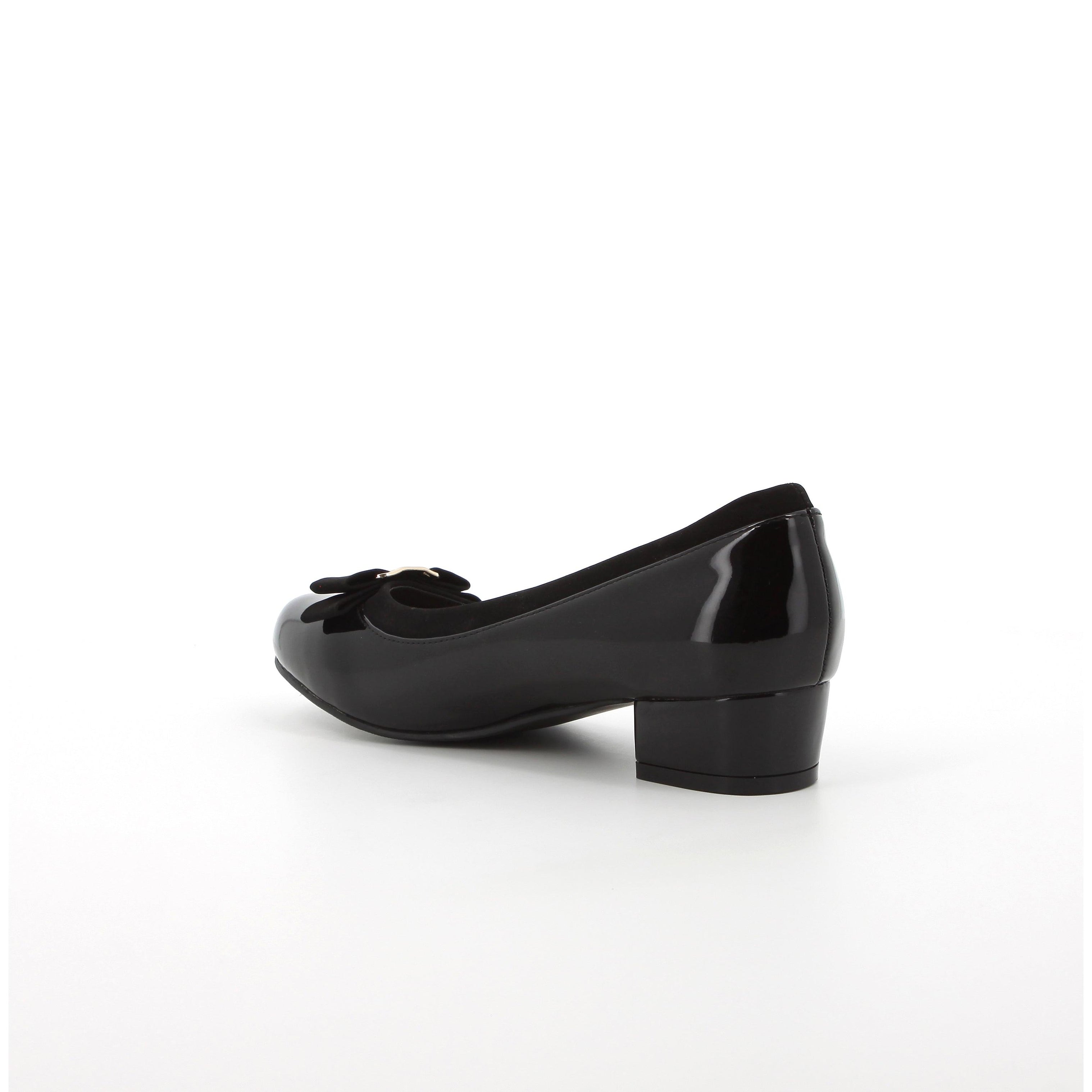 Pierre Cardin Viera Block Heel Court 099788 - Black