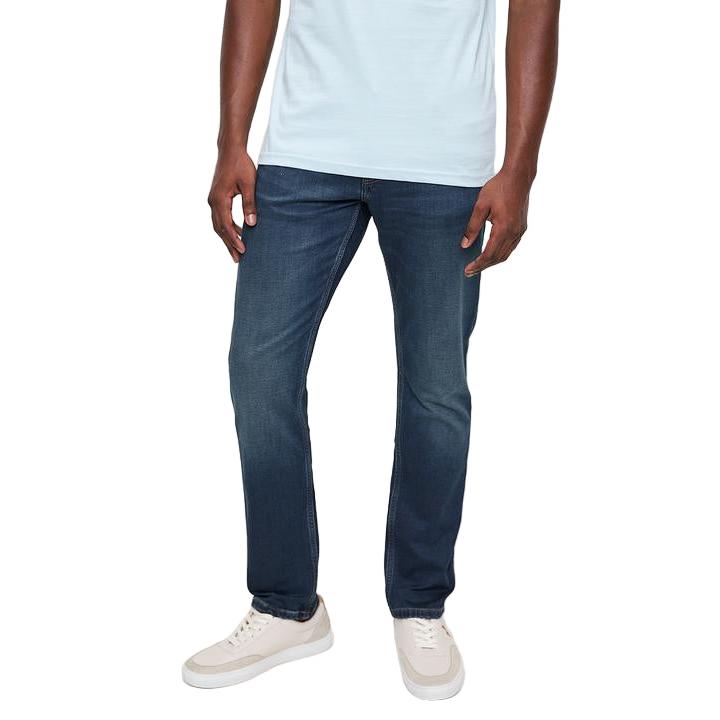 Polo Mens Knitted Slim Leg Denim - Medium Wash