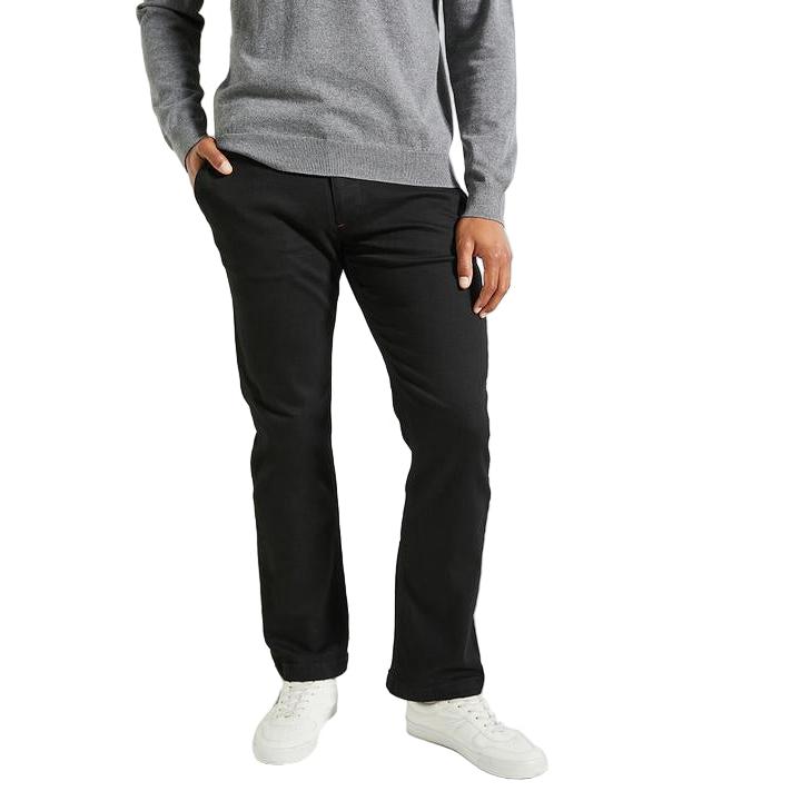 Polo Mens Quater Slant Straight Leg Denim Jeans - Black