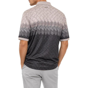 Polo Ombre Print Short Sleeve Mercerised Golfer - Grey - View 5