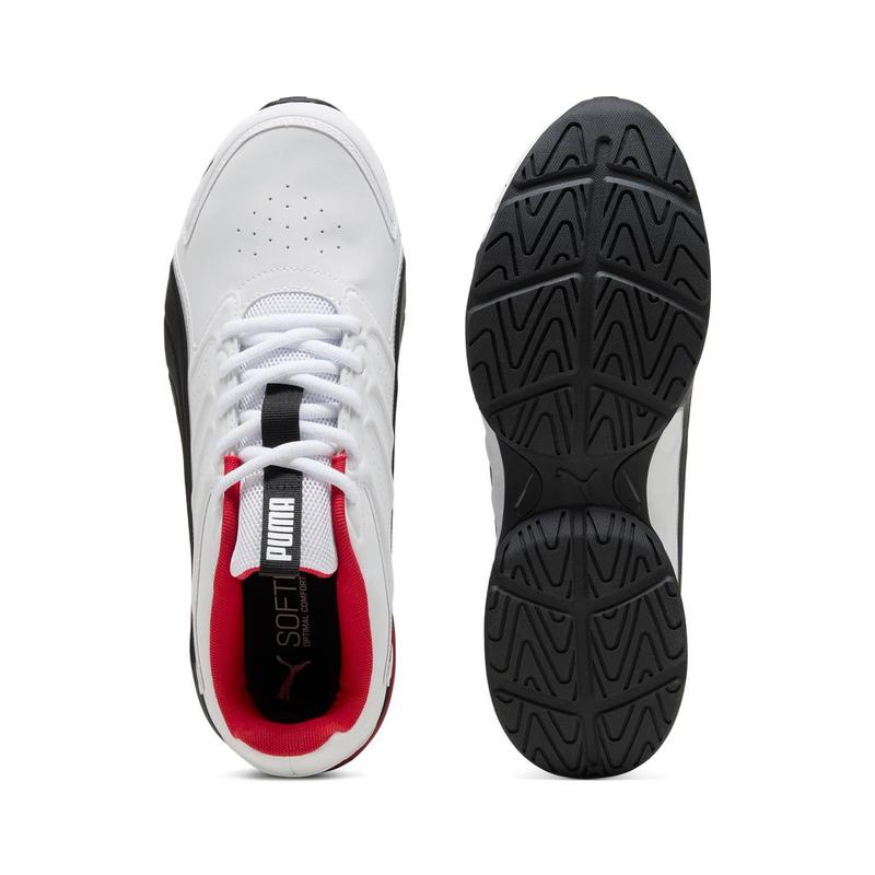 Puma Electro Synthetic Leather Men's Sneakers 313092-02 - White