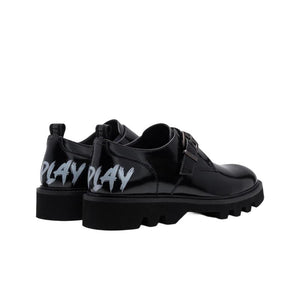 Replay Canver Print Shoes - Black - Rear view