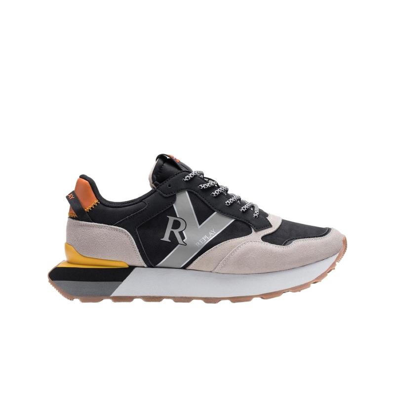 Replay Dean Circus Sneakers - Beige/Black