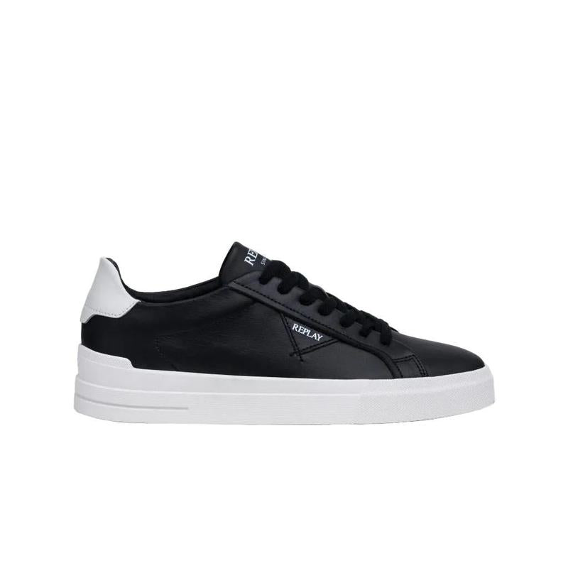 Replay Evan Class Mens Shoes Black/White