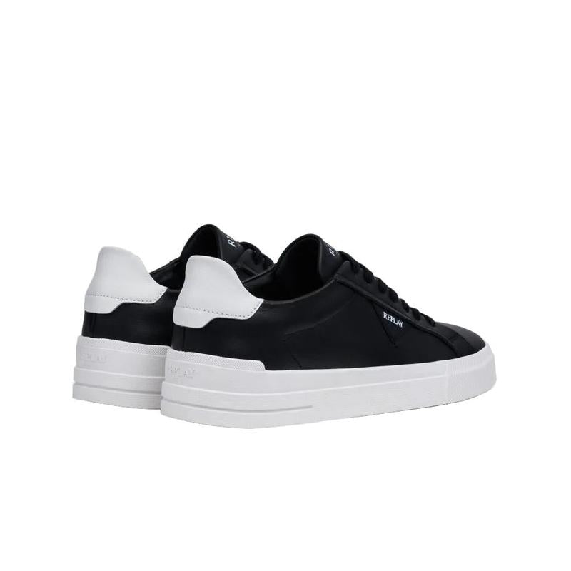 Replay Evan Class Mens Shoes Black/White