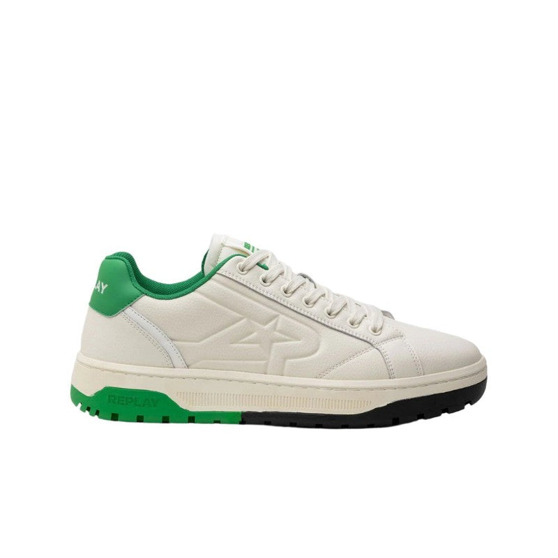 Replay - Gemini Star Hf Sneaker White/Green