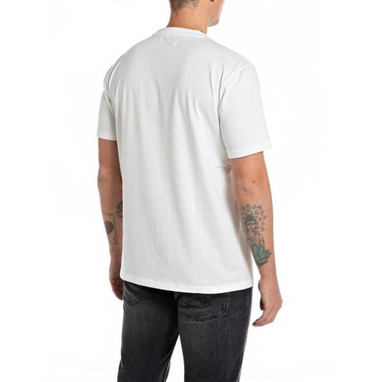 Replay M6875 011 Mens T-shirt - White