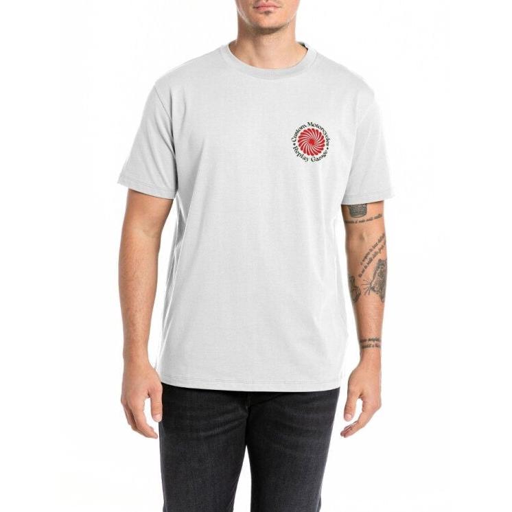 Replay M6876 011 Mens T-shirt - White
