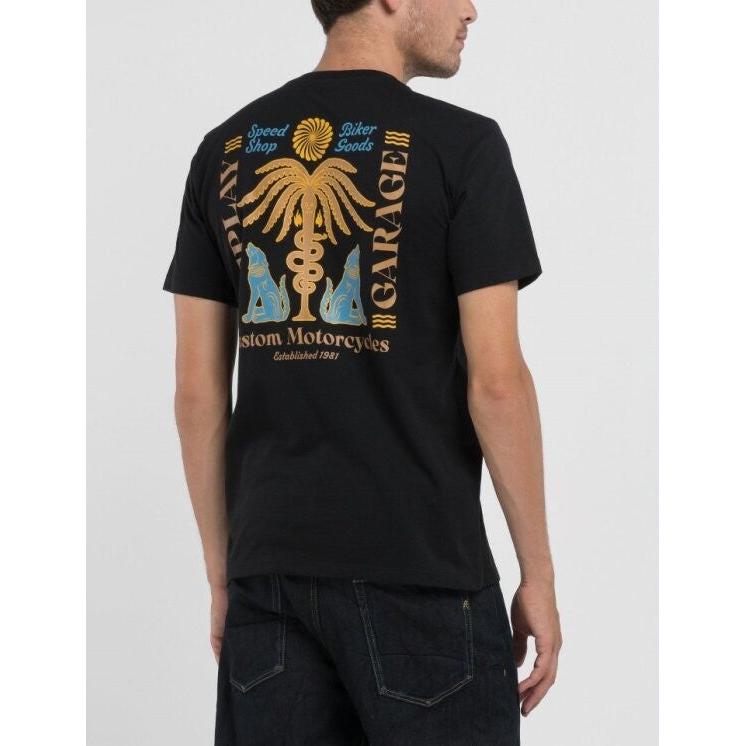 Replay M6876 098 Mens T-shirt - Black