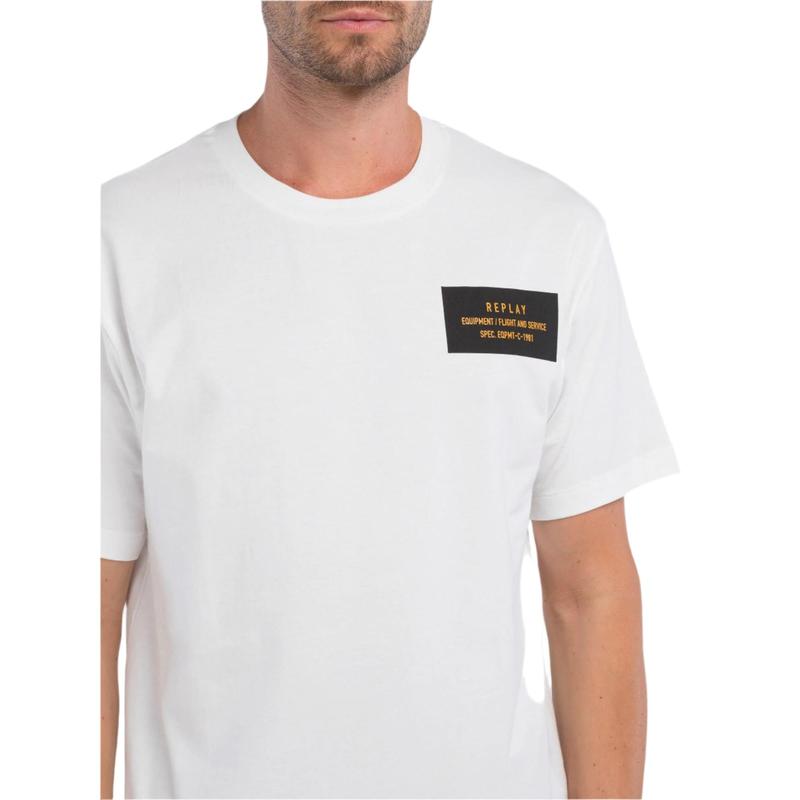Replay M6886 011 Mens T-Shirt - White