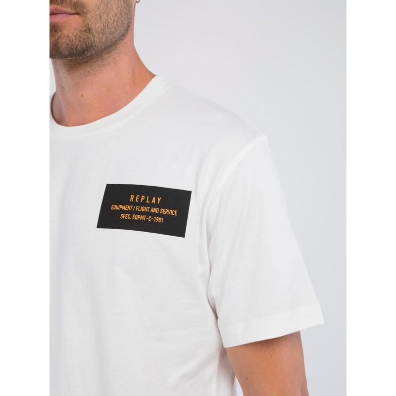 Replay M6886 011 Mens T-Shirt - White