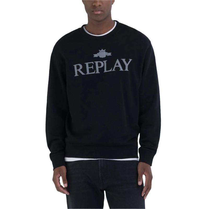 Replay M6963 098 Mens Sweater - Black