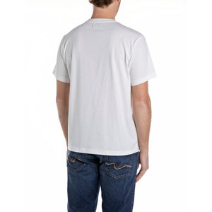 Replay Mens T-shirt 3051 2660 11 011 - Cream White