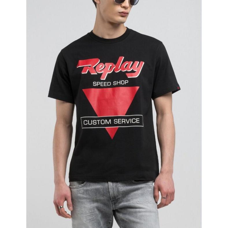 Replay Mens T-shirt 3051 2660 98 - 098 - Black