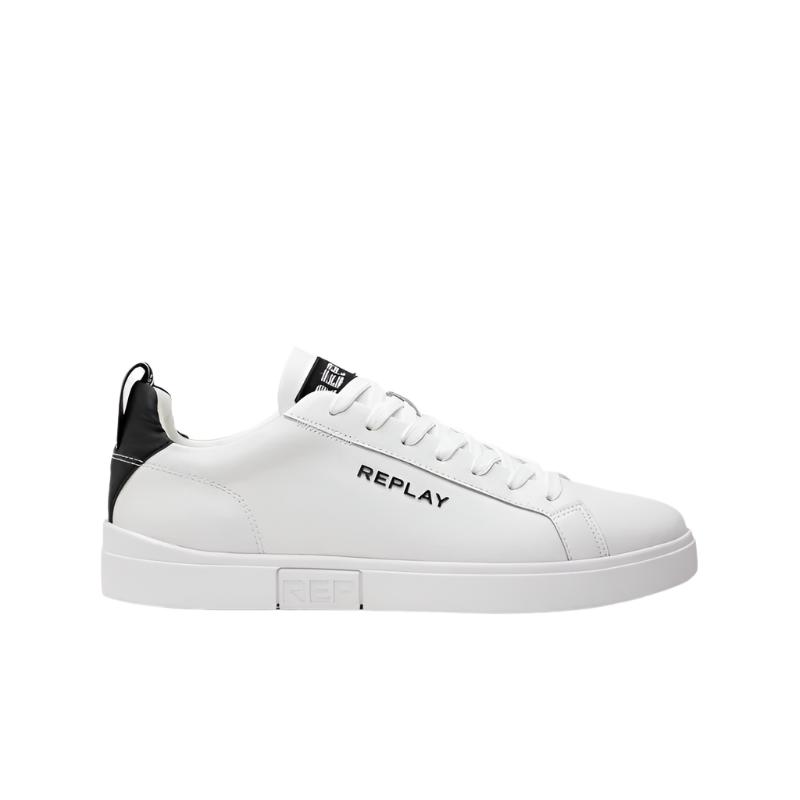 Replay - Polys Logo Sneaker White/Black