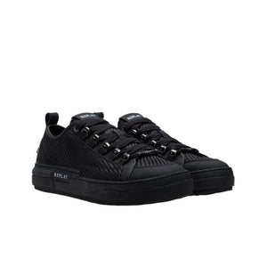 Replay Raily Carbon SA Sneakers - Black - Angled view