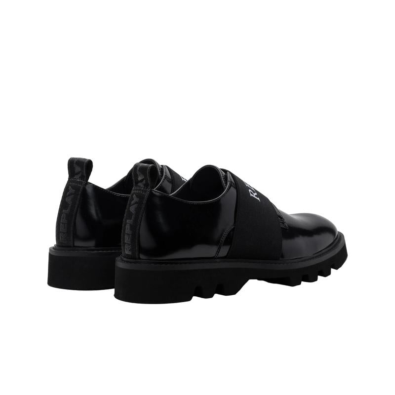 Replay Sneaker Mens CANVER BRUSH SA - Black White