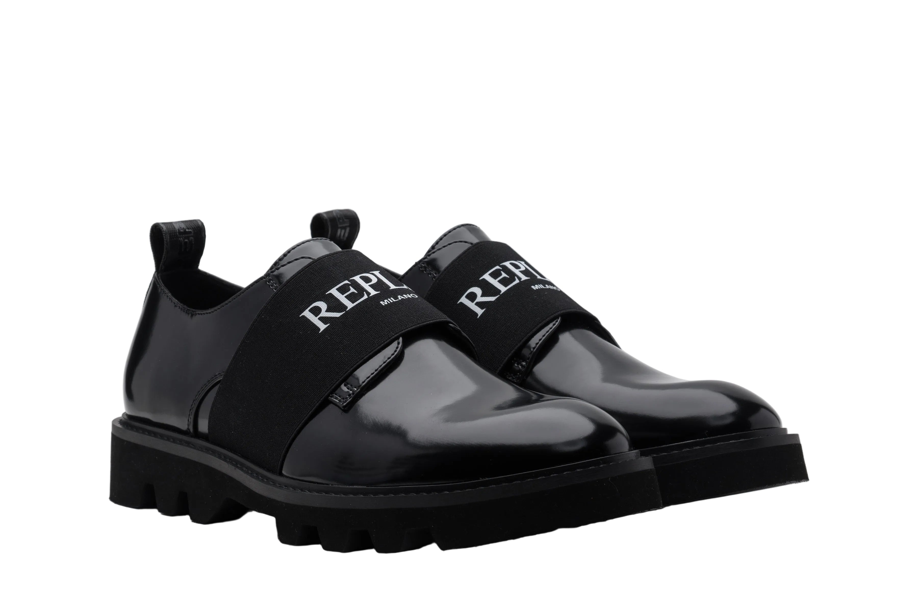 Replay Sneaker Mens CANVER BRUSH SA - Black White