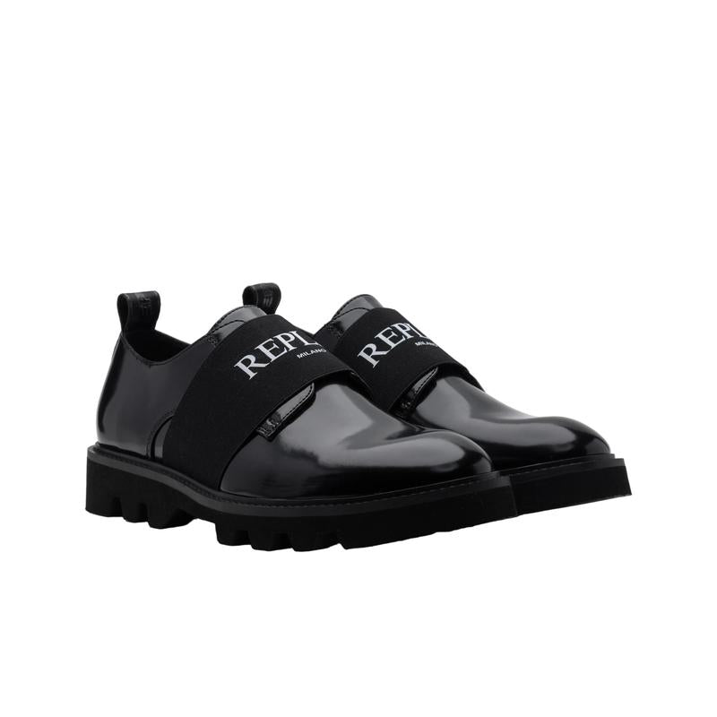 Replay Sneaker Mens CANVER BRUSH SA - Black White