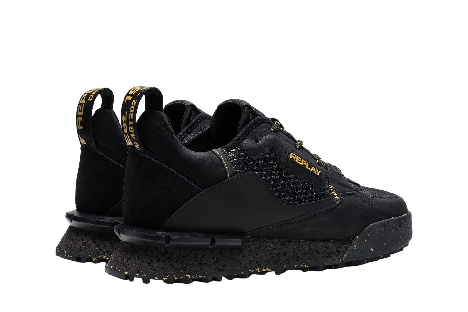 Replay Sneaker Mens FIELD SPEED GRID 26 - Black Yellow