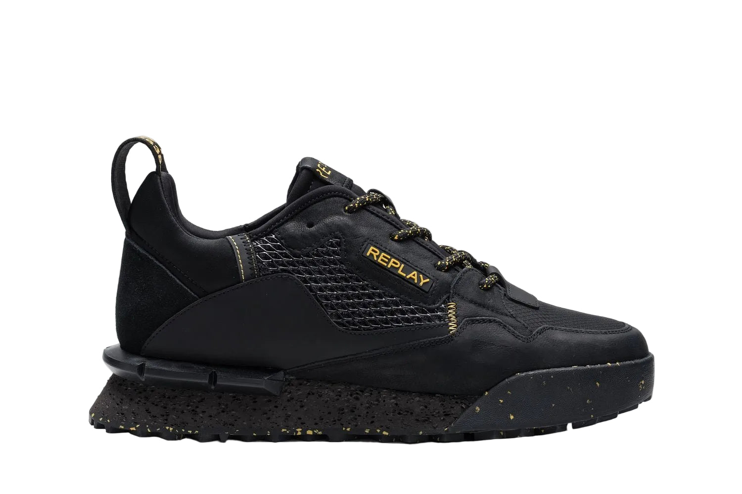 Replay Sneaker Mens FIELD SPEED GRID 26 - Black Yellow
