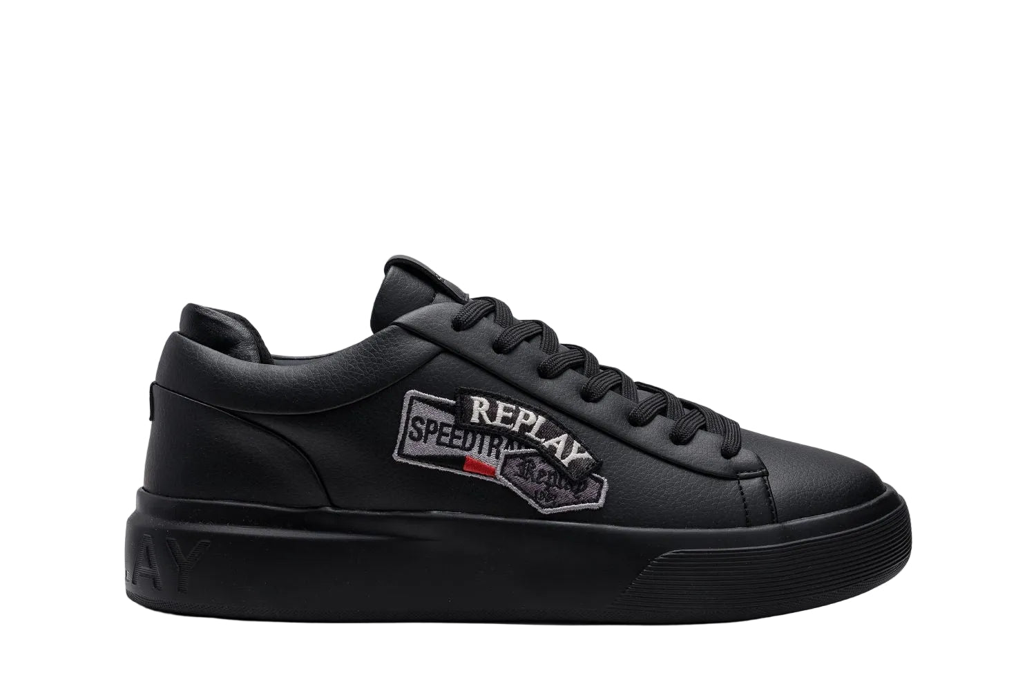 Replay Sneaker Mens NOTTING BADGES - Black